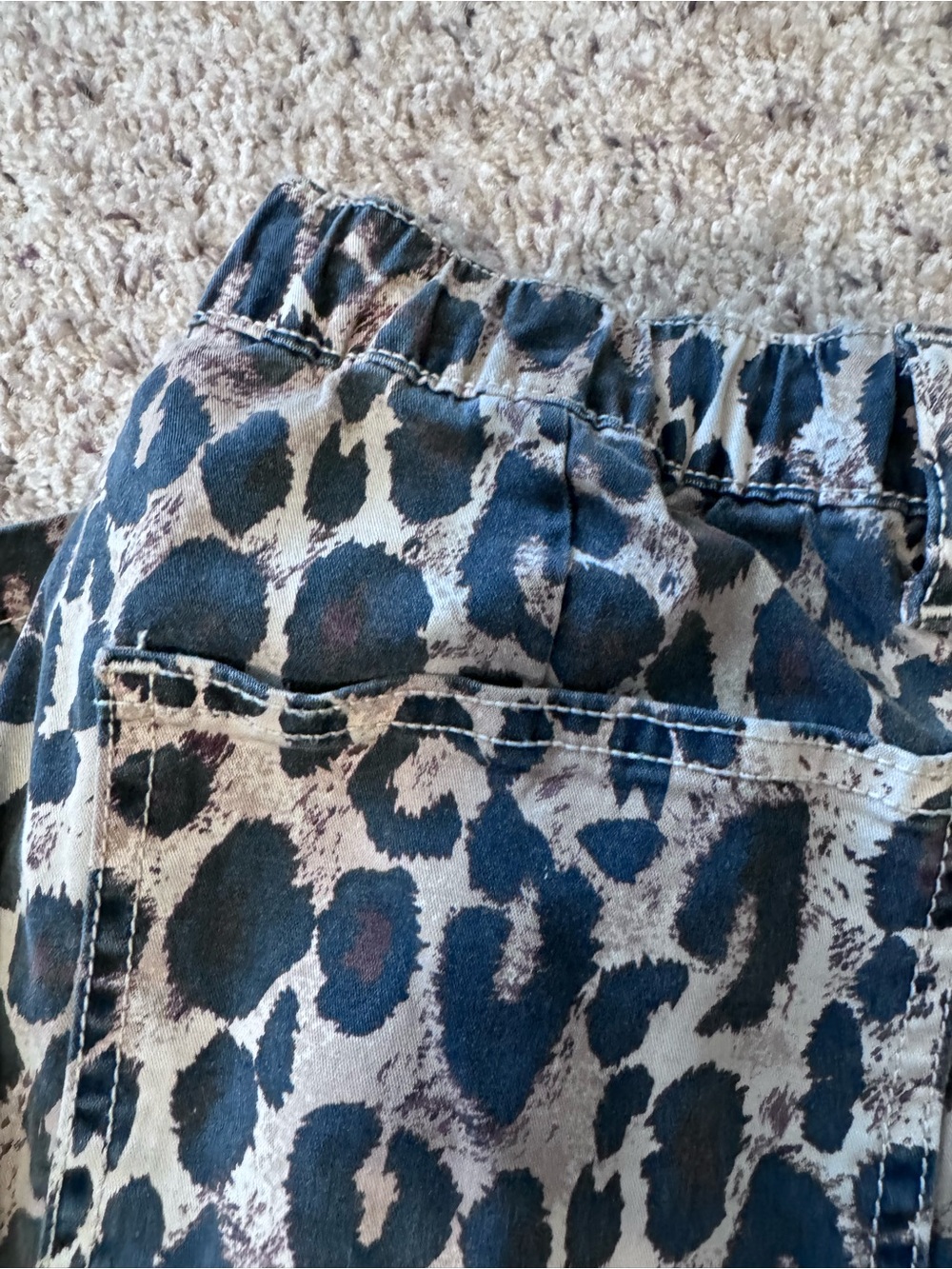 No Boundaries XL Leopard Wide Leg Pant - Picture 4 of 5